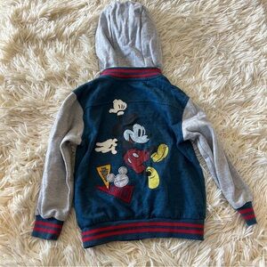 Disney Denim Sweatshirt Jacket